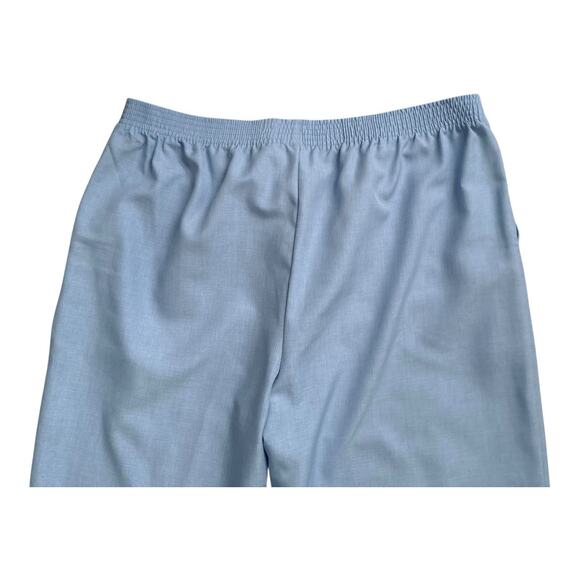WHITE STAG Womens Ladies Petite Size 16P Blue Pull On High Rise Pants 28" Inseam - Picture 4 of 6
